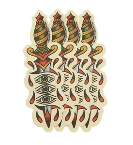 Triple Eye Dagger Sticker Pack (4 pack)