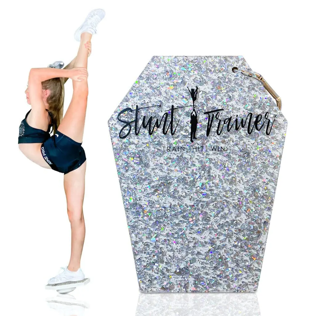 Stunt Trainer® Cheerleading Cheer Stand Flyer Balance and Stunting Chearleader Training Board Equipment for Flexibility Core Strength and Conditioning
