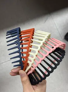 Solid Color Hair Hoop, Non-slip Hair Hoop for Women & Girls, Fashion Hair Accessories for Party, Daily Clothing Decor, Perfect for Any Hairstyle, ABS Material, Headband Set, Chic Headbands, Non Slip Hairbands
