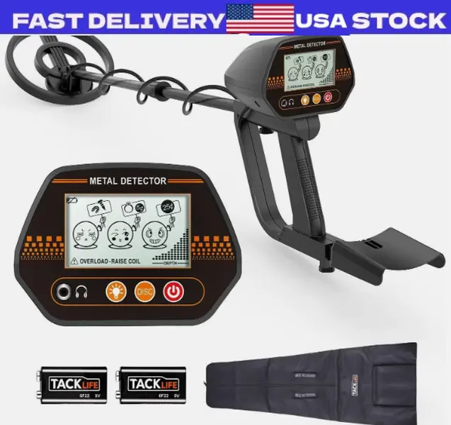 Metal Detector, 3 Modes Adjustable Waterproof Detectors (24"-45") with Larger Ba