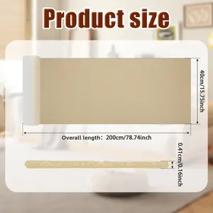 Cat Couch Protector 40×200 cm Cat Scratch Protector with Strong Adhesive Trimmable Non Woven Fabric Cat Sofa Protector Multifunctional Cat Furniture Protector for Furniture Cat Tree
