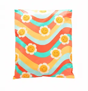 Wavy Daisy Poly Mailers Size 14x17 Spring Poly Mailers