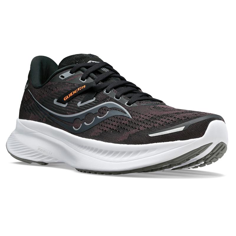 Saucony Womens Guide 16 Running Sneakers Shoes - Black