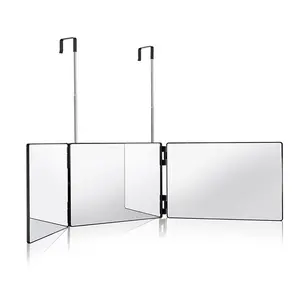 3 Way Mirror, Portable Trifold Mirror for Shaving, Grooming, Hair Styling, Dye Hair, Makeup, Braiding, 360 Degree Mirror