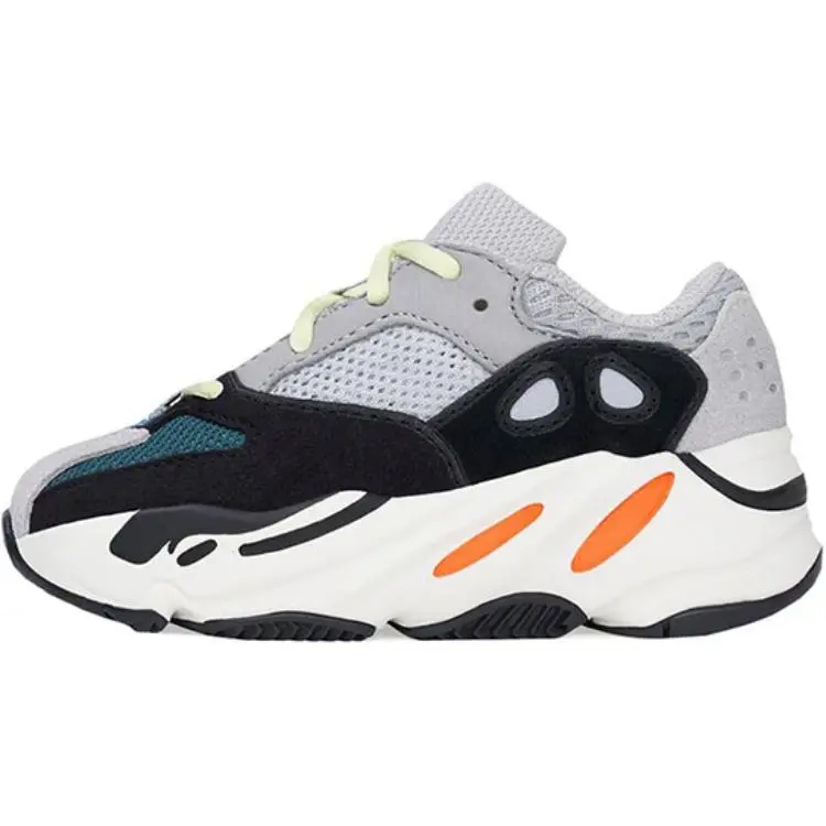 New Adidas Yeezy Boost 700 Infant 'Wave Runner' FU8961 - Men's All-Seasons Casual Trainers, No Heel, Round Toe