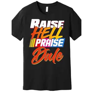 100% Cotton Raise Hell Praise Dale Men'S Premium Cotton T-Shirt - Bold Pattern Print, Casual Comfort Short Sleeve T-Shirt, Crew Neck, Durable And Fashion, Sizes From S To 3XL Golf Gift T-Shirt For Men And Women