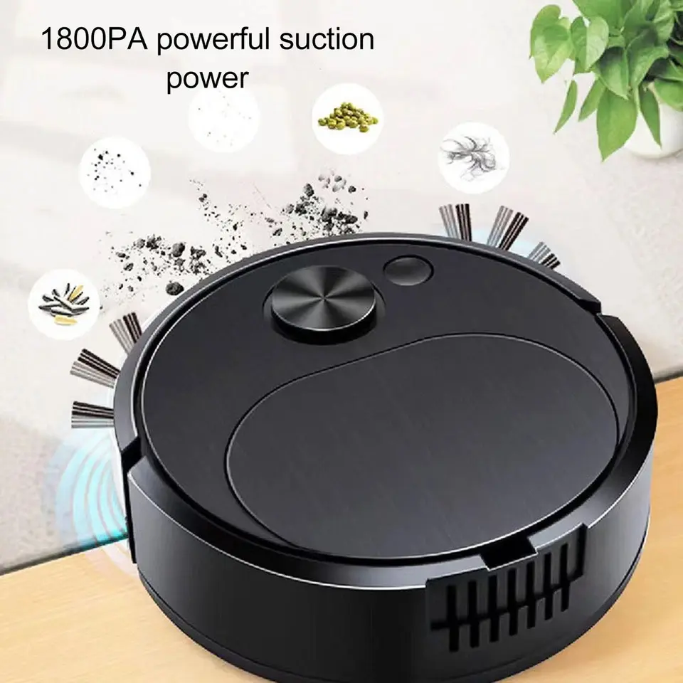 Robotic Vacuum Cleaner, Vacuum and Mop Combo - Efficient, Quiet Household Floor Cleaning Appliance Vacuum Robots For Home Automatic Cleaning