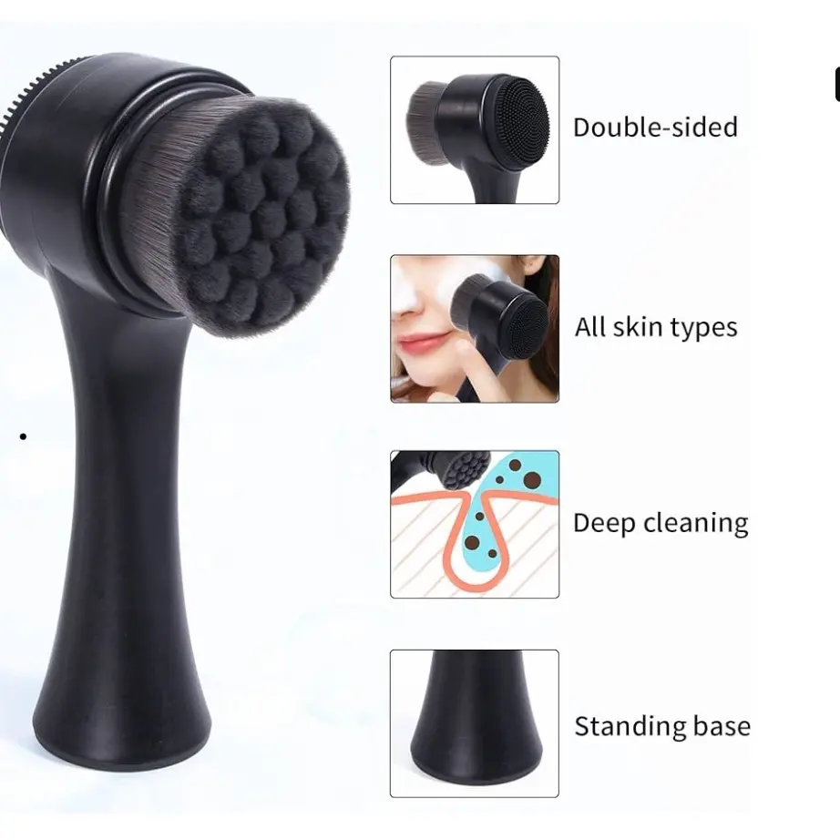 Face Brush 2 in 1, Facial Cleansing Exfoliating Brush Face Brush 2 in 1, Facial Cleansing Exfoliating Brush