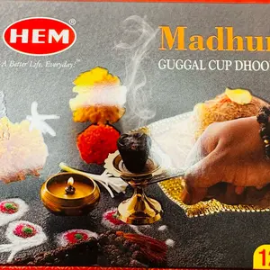 Hem Madhur Guggal Cup Dhoop Scented Fragrance Aroma Freshener