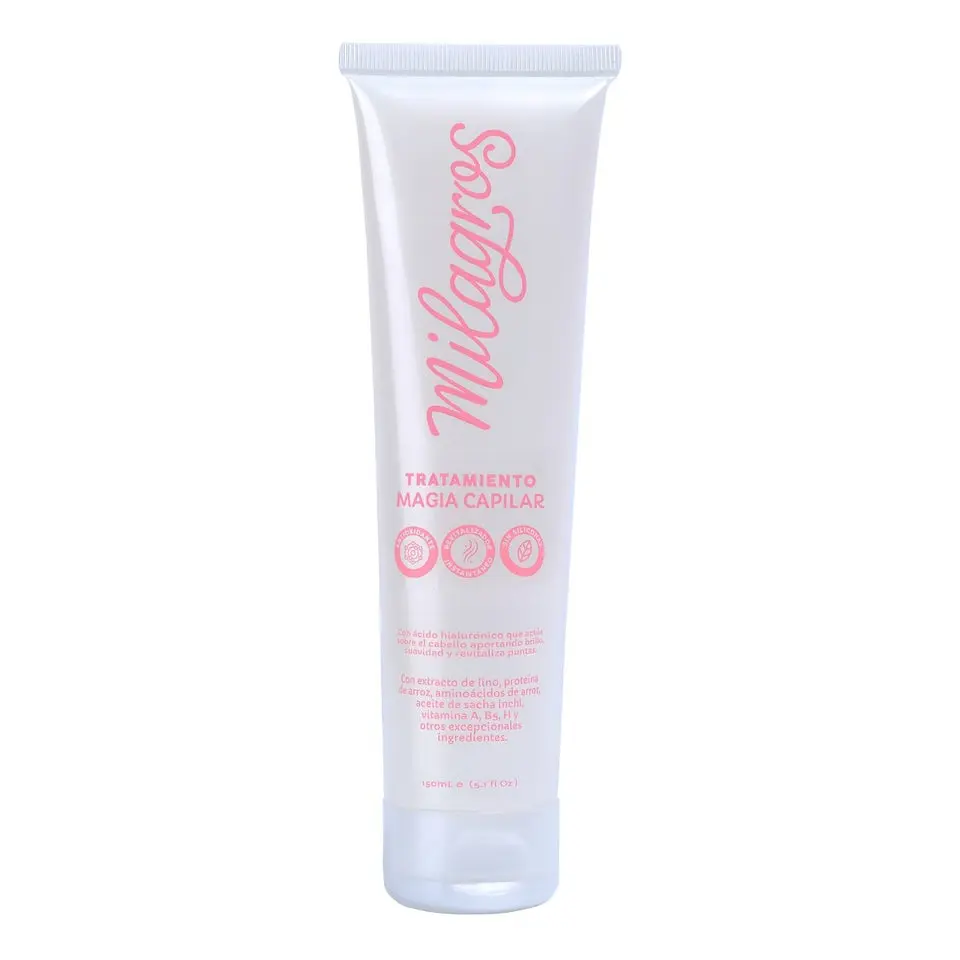 Milagros Magia Capilar Hair Treatment - 150ML Hyaluronic Acid Haircare Moisturizer, Hydrating Conditioner for Instant Repair & Silky Hair
