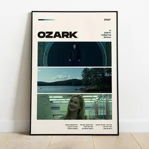 Ozark Tv Show Poster, Modern Movie Poster Print, Ozark Poster Wall Decor