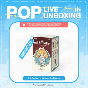 【Jul2,7PM PT】[POP NOW] POP MART THE MONSTERS Hair Salon Series - Vinyl Plush Pendant Blind Box - WHOLE SET