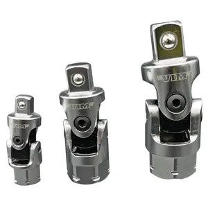 212 MAIN Firm Flex Dual Drive Universal Joint Impact Socket Adapter Set - 3-Piece Swivel Socket Set (VIM VIMFFA100)