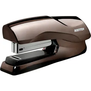 Amax B3085529 Bostitch Office Flat Clinch Stapler 40 Sheets Full Strip, Black & Chrome