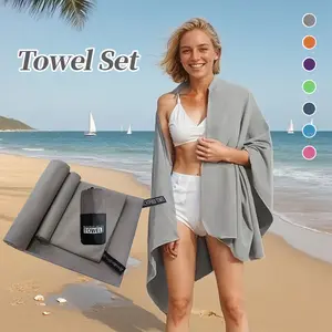 Ultra-Soft Microfiber Travel Towel, Quick-Dry Sports Towel, Lightweight Camping Gym Beach Yoga Swimming Backpack Accessory