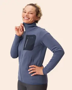 Merino Fleece Crew Zip