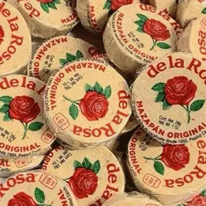 De la Rosa Marzipan Candy, 28g Rich-Flavor Snack for Confectionery Lovers, Enhances Culinary Creations, 4 Items Included per Purchase