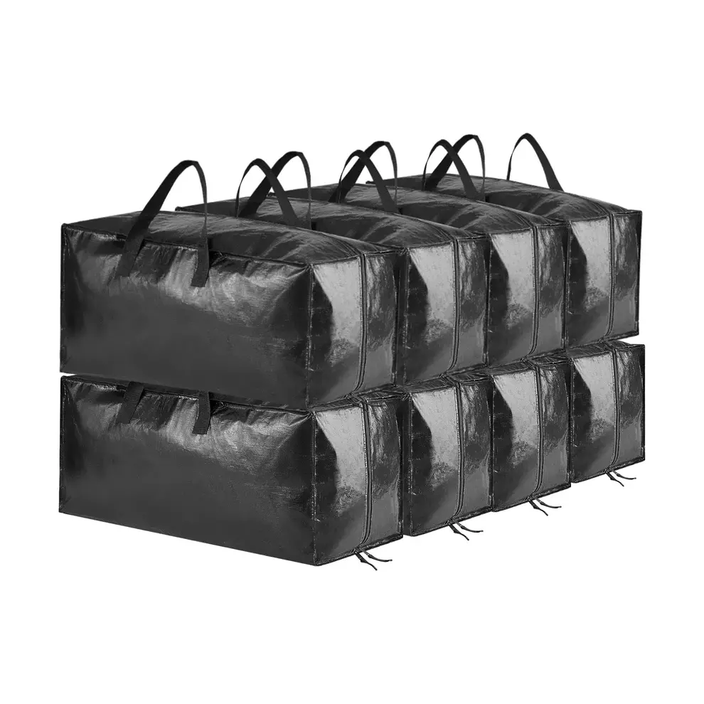 SpaceAid Heavy Duty Moving Bags, Black (8 Pack) SpaceAid Heavy Duty Moving Bags, Black (8 Pack)