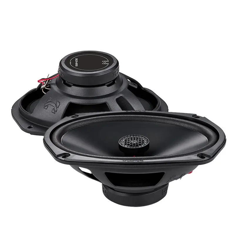Deaf Bonce Black Hydra Delta 6913X 6"x9" Coaxial Car Stereo Speakers (Pair) - 70W RMS / 140W Max Car Audio System, Car Stereo Speaker