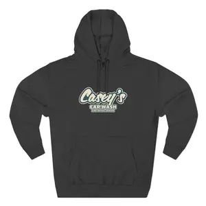 Casey’s Premium Pullover Hoodie - Fleece, Long Sleeve, Casual Style, Ideal for Men, Black