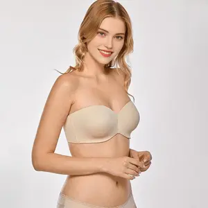 Non-slip women's underwear, strapless bra, backless underwear！