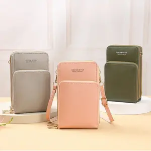 Fashionable and Elegant Phone Wallet, Secure Kiss Lock Design, Lightweight and Neat - Essential for Women's Travel, Can Accommodate Phone, Large Cash, Cards, and Small Cosmetics