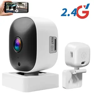 2.4G  Indoor and Outdoor Window Security Camera,,Night Vision and Motion Detection,Cloud/Memory Card Storage,24/7 Recording,2-Way Audio Talk,Easy & Quick Install, Wireless Security Cameras