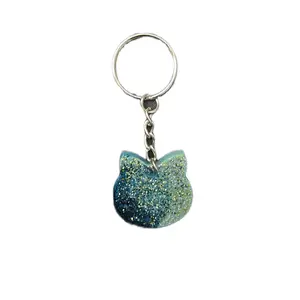 Custom Cat Head Keychain