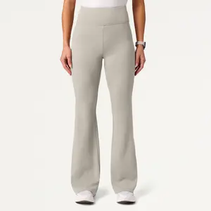 Lina UltraSOFT™ Yoga Flare Scrub Pant - Fog