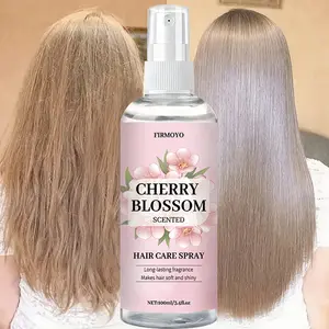 Cherry Blossom Hair Fragrance Mist Scented 3.38oz | 2-in-1 Long-Lasting Scent & Hair Treatment | Tames Frizz & Moisturizes with Keratin | A No-Rinse Daily Perfume for Your Hair | Hydrated Hair