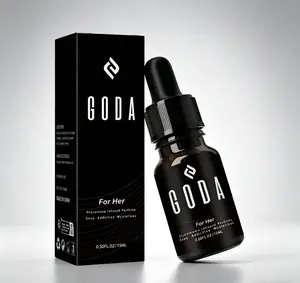 GODA For Her Pheromone Perfume for Women 0.50 Fl Oz 15ml, Long-Lasting Floral Perfume Oil with Jasmine & Rose, Sweet & Spicy Alluring Aroma, Vegan Cruelty-Free Portable Travel Feminine Fragrance