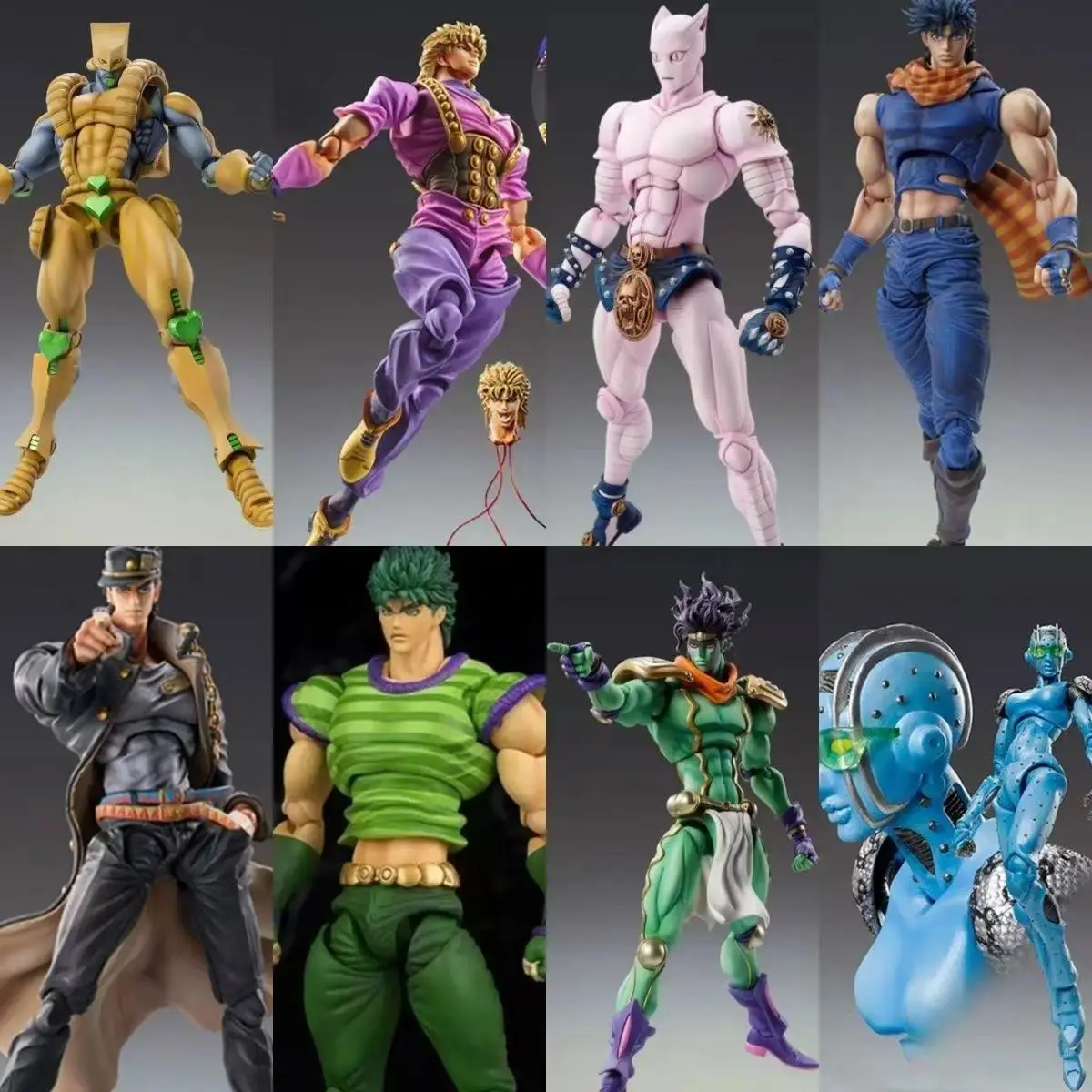JOJO's Bizarre Adventure Blind Box Figure - 3.9cm/10-30cm Unisex PVC Anime Collectible Model Toy with Abs, Random Surprise Gift for Fans & Gifts for Friends