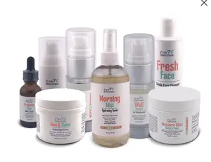 Pure 7 Naturals All-In-One-Glow Skincare Bundle For Hydrated & Glowing Skin Kit Moisture