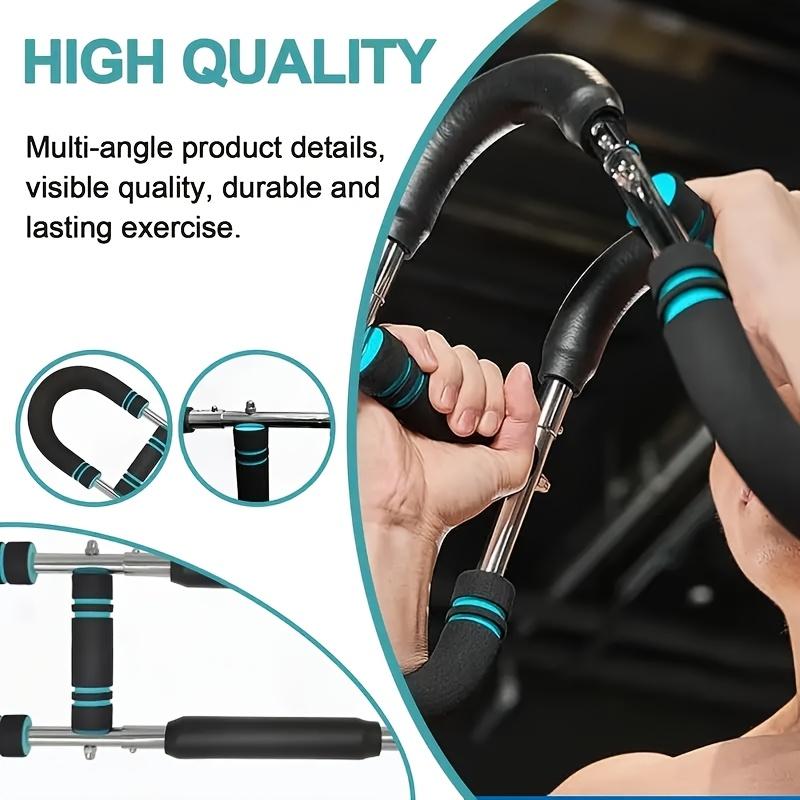 U-shaped Multifunctional Arm Strength Trainer, Chest Exercise Equipment, Portable Spring Resistance Band with 2 Adjustable Gears, Detachable Design, Comfortable Grip, Home Fitness Equipment
