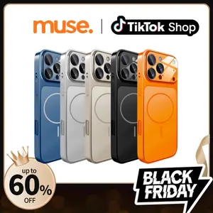 Chrome-plated frame, orange phone case, can change the appearance of your phone, protruding camera cutout, shockproof, compatible with iPhone 17/16/15/14/13/(Pro/Max/Air)