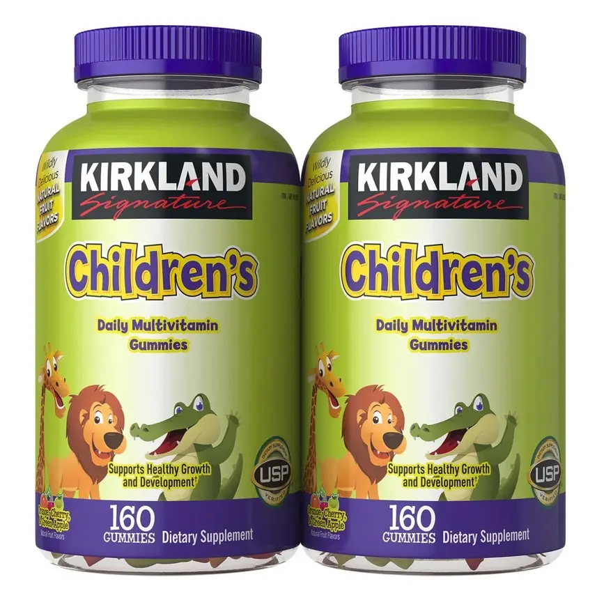 Kirkland Signature Children's Multivitamin 320 Gummies for Daily Nutrient Needs Easy-to-Eat Gummy Format Supports Healthy Growth and Development