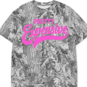 Pretty Expensive Camo Oversized tee