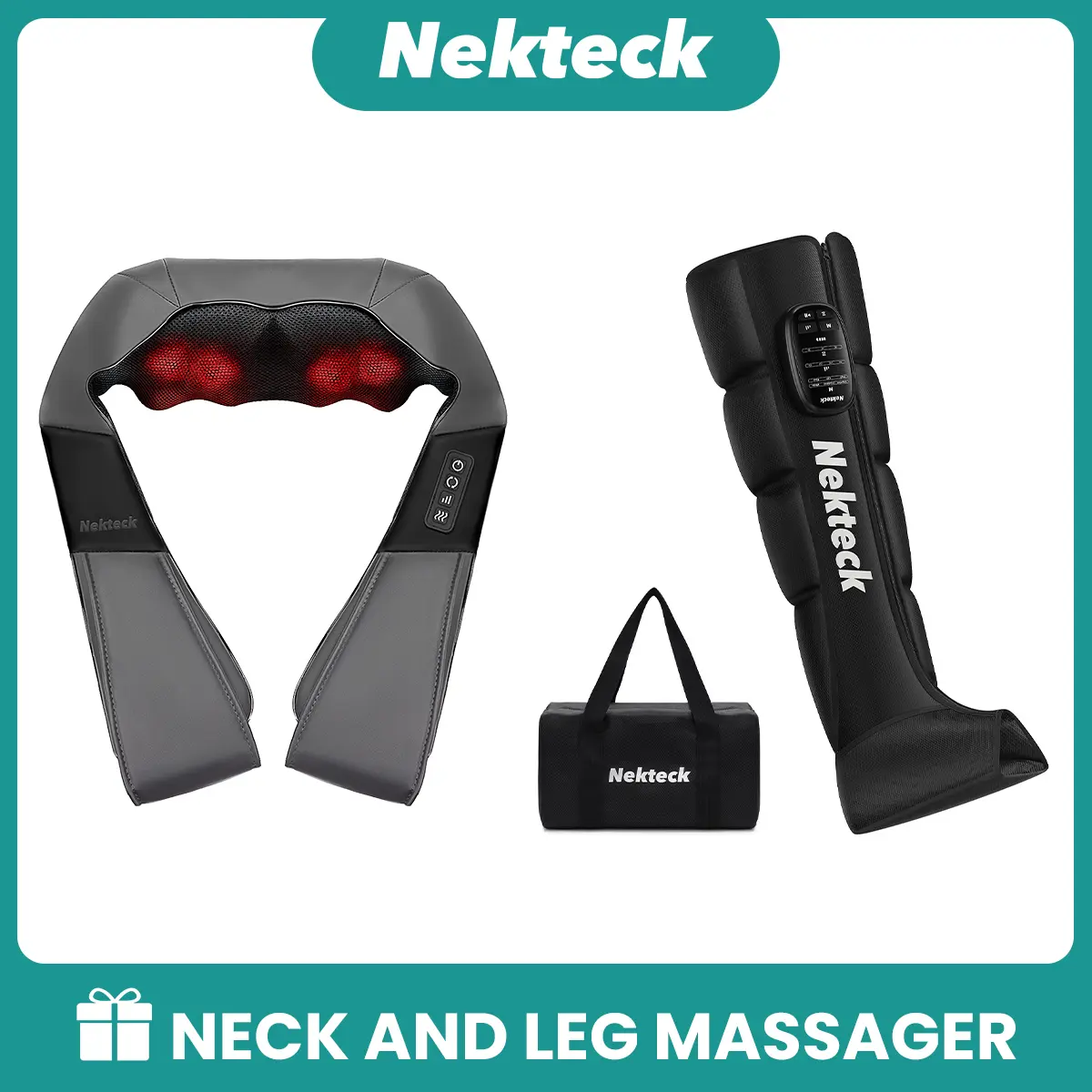 Neck & Cordless Single Leg Massager