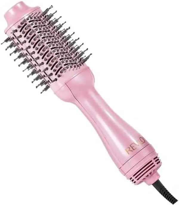 REVLON One-Step Volumizer Hair Dryer and Styler for Easy Salon-Style Blowouts, Revlon Blow Dry Brush for All Hair Types and Lengths, 10th Anniversary Pink Fizz (Limited Edition)