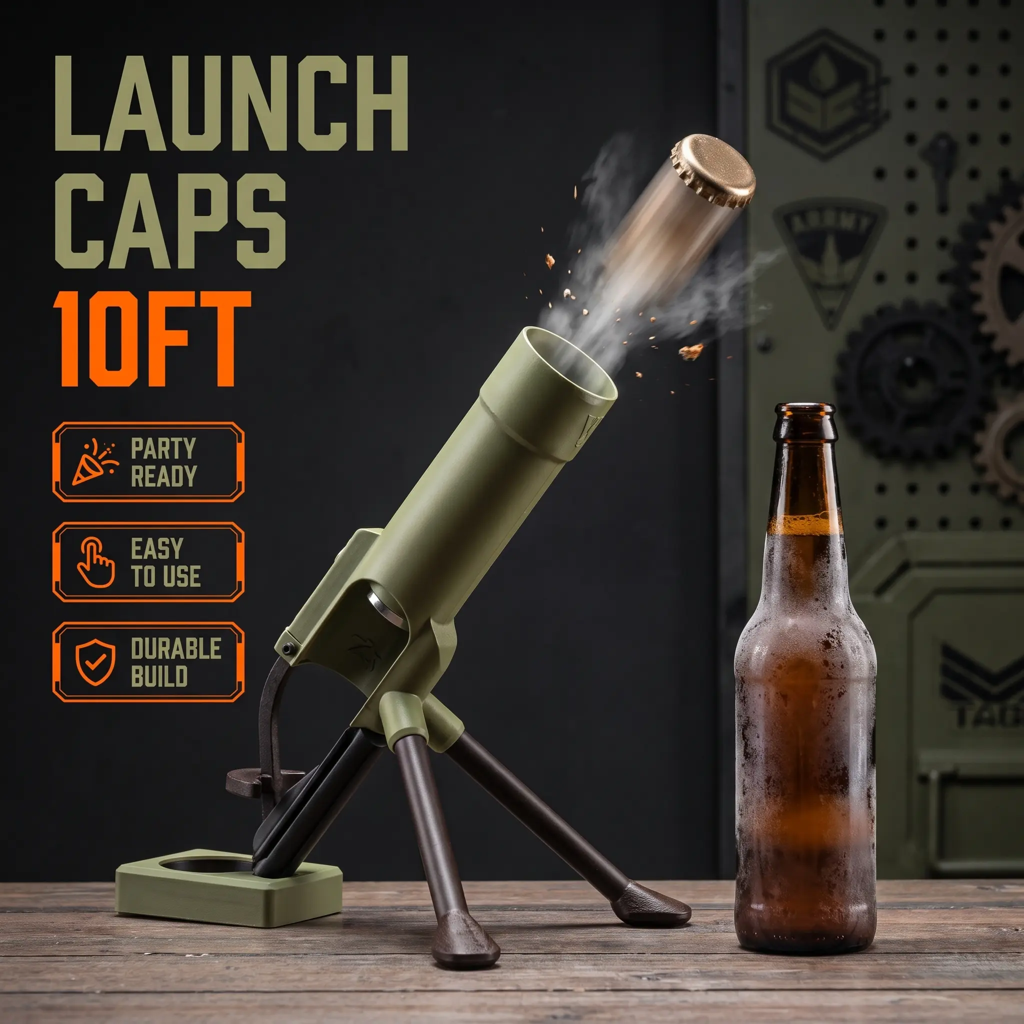 Beer Bottle Mortar Bottle Opener