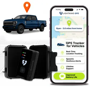 Lightning GPS GL300 Car Tracker Device for Vehicles w/ Magnetic Case – Hidden GPS Tracker for Fleet Security, Long Range Vehicle Tracking, Discreet, Ideal for Cars and Trailers - Subscription Required