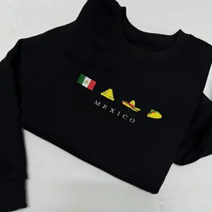 Mexico Embroidered Sweatshirt/ Hoodie