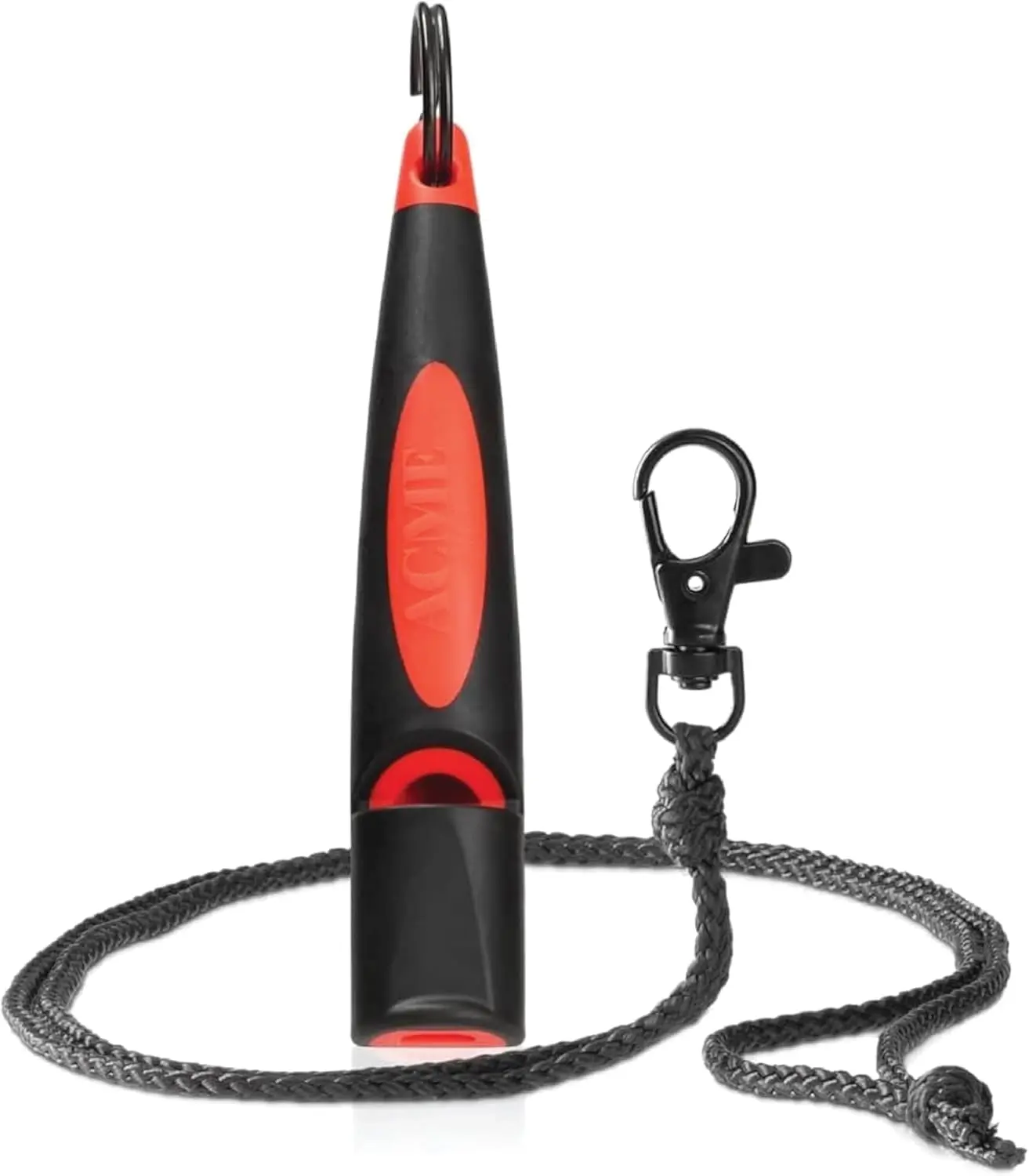 UK-Made Dog Training Whistle, Compact, Enhanced Ergonomic Non-Slip Grip, BPA-Free Plastic, 5400-12400 Hz Standardized Frequency for Smaller Dogs, Weatherproof, Enhanced Performance for Improved Obedience (Black on Day Glow Orange), 5400 To 12400 Hz