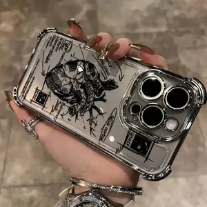 For iphone.Creative Cardiovascular Model Heart Medical Phone Case Compatible with Iphone 16 15 14 13 12 11 Pro Max X XR XSMAX 8 7 Plus, Shockproof Transparent Soft Back