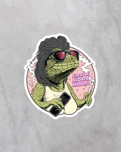 Lizard honey Sticker