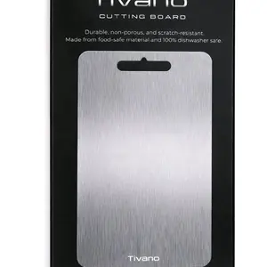 Tivano Metal Cutting Board 11.4” x 8” Durable Scratch Resistant Dishwasher Safe