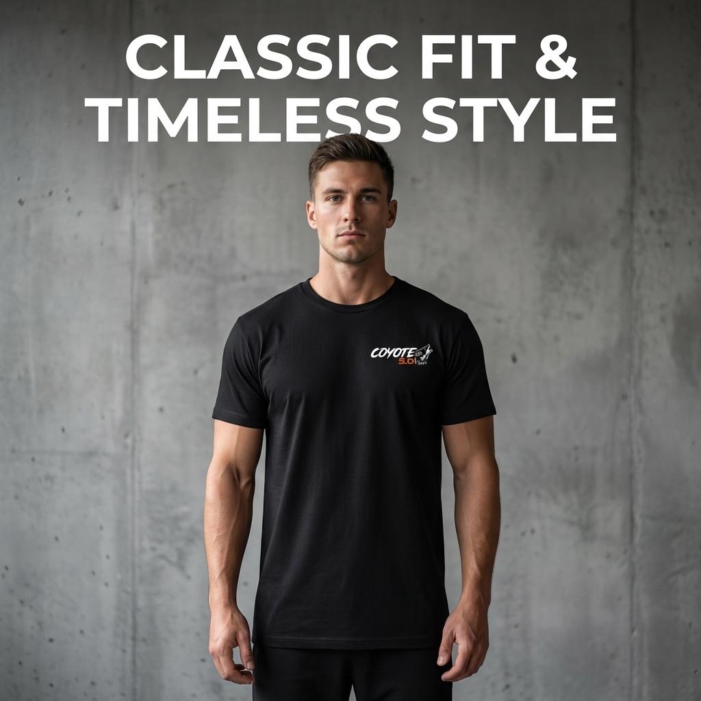 F150 Coyote 5.0 engine graphic t-shirt for truck enthusiasts-men's black pickup truck tee-automotive fan apparel  Men's and women's tops suitable for everyday wear and all seasons