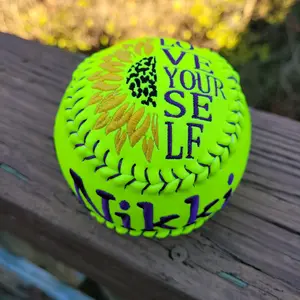 Personalized Love Yourself Softball