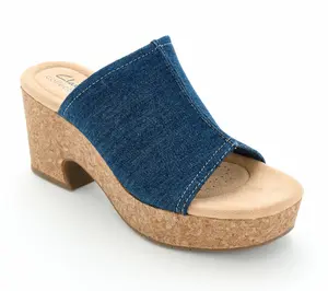 Clarks Collection Leather Wedges - Nerisa Vine