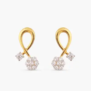 Infinity CZ Silver Studs